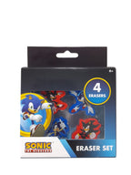 Sonic Eraser Set - Set de 4 Gomas de Borrar.