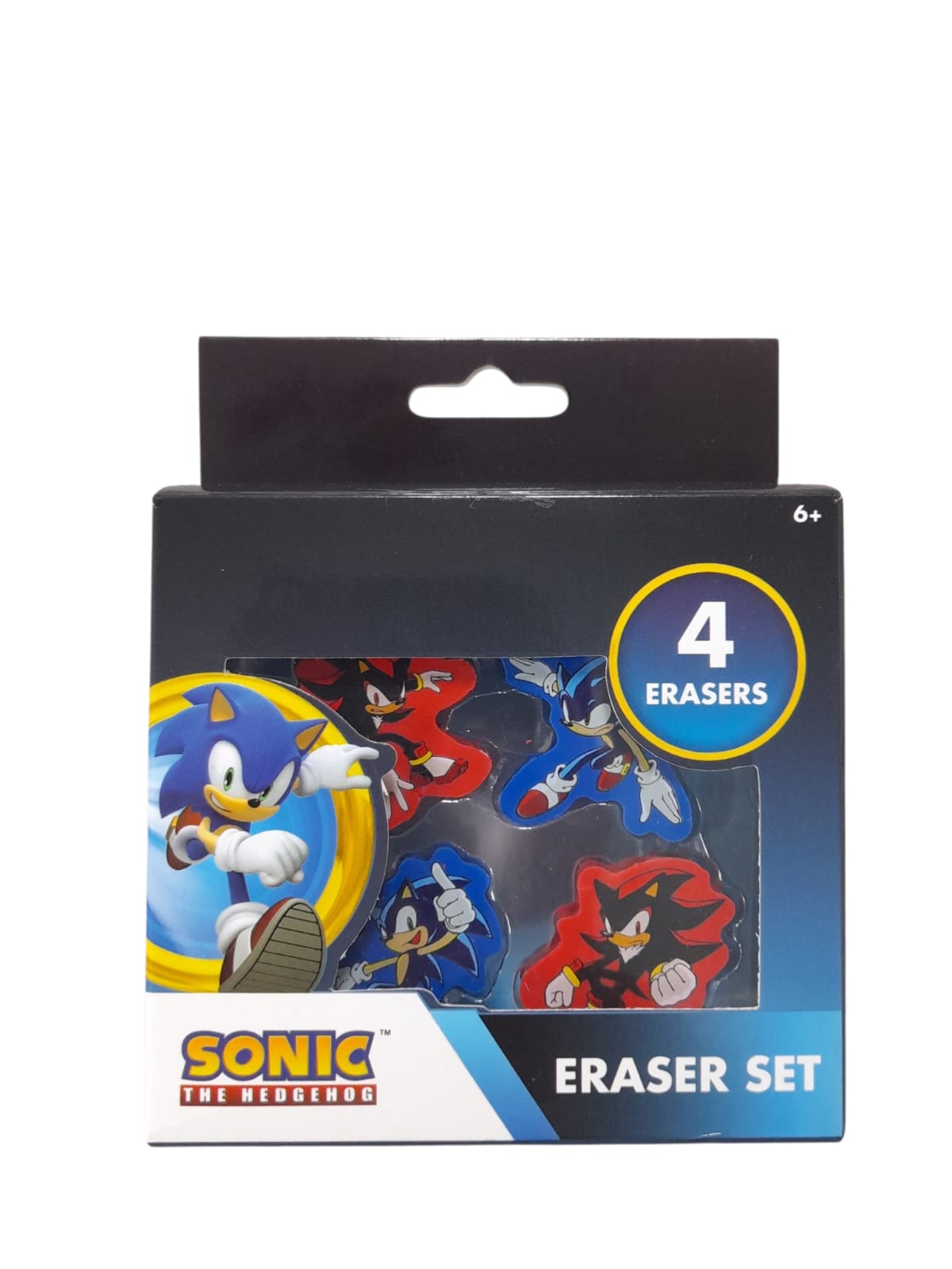 Sonic Eraser Set - Set de 4 Gomas de Borrar.