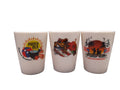 Souvenir de Puerto Rico- 3pc Ceramic Short Cup Set