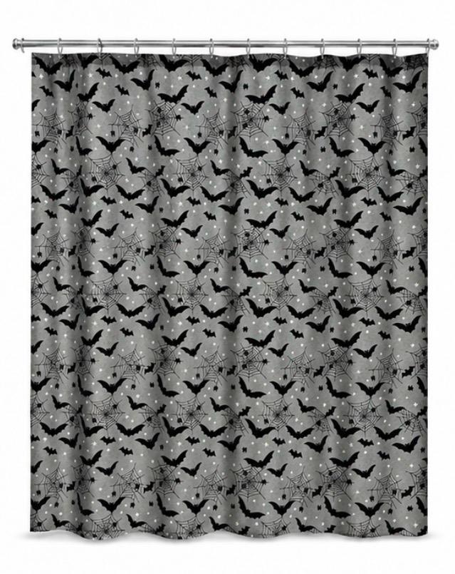 Halloween Fabric Shower Curtain – 4 Styles