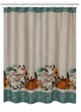Otoño - Printed Shower Curtain & Shower Curtain Liner