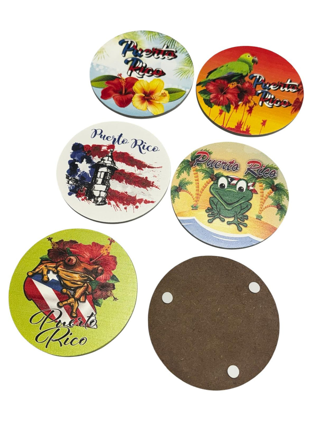 Souvenir - 6 Pcs Coaster With Storage Box | Puerto Rico