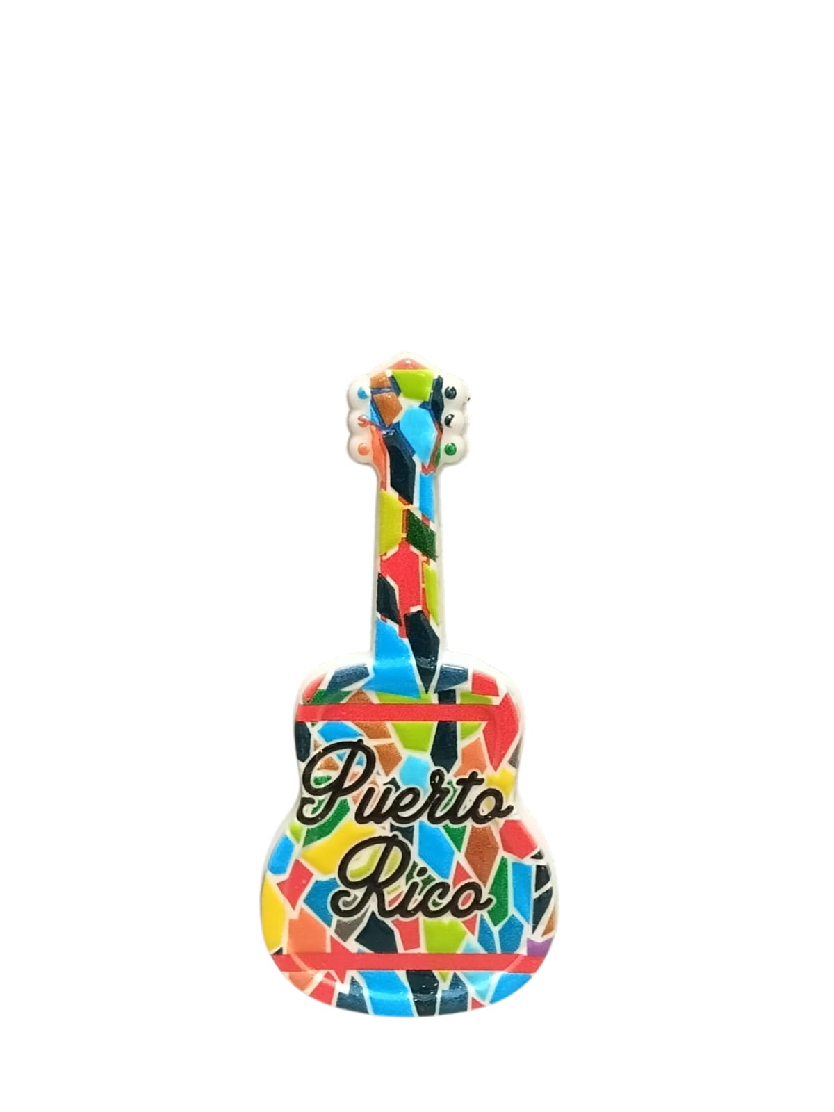 Souvenir - Puerto Rico Mini Guitar Fridge Magnet | 8 Styles