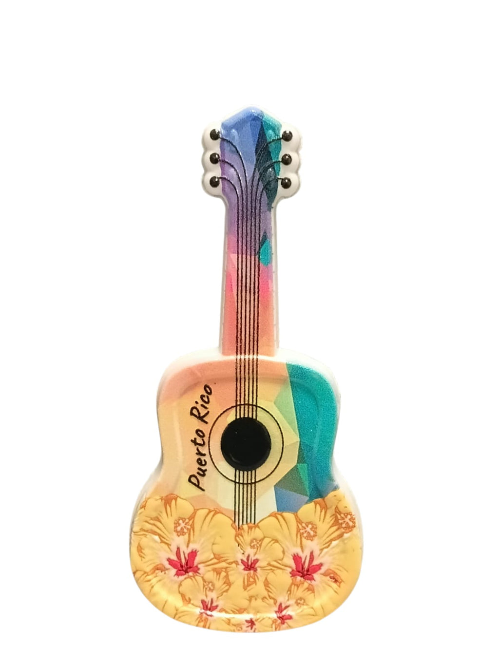 Souvenir - Puerto Rico Mini Guitar Fridge Magnet | 8 Styles
