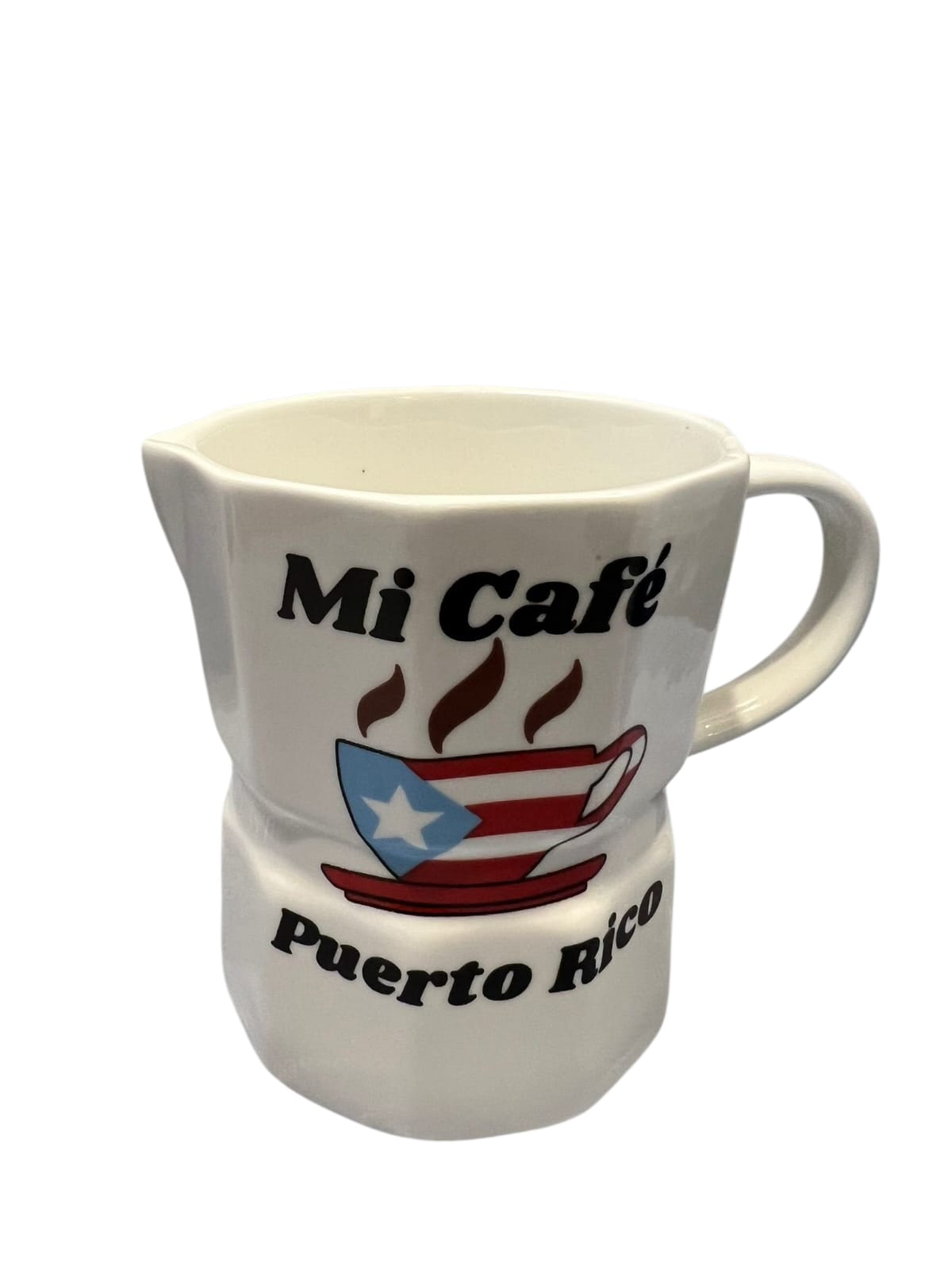 Souvenir | Tazas en Forma de Greca con Diseños de Puerto Rico