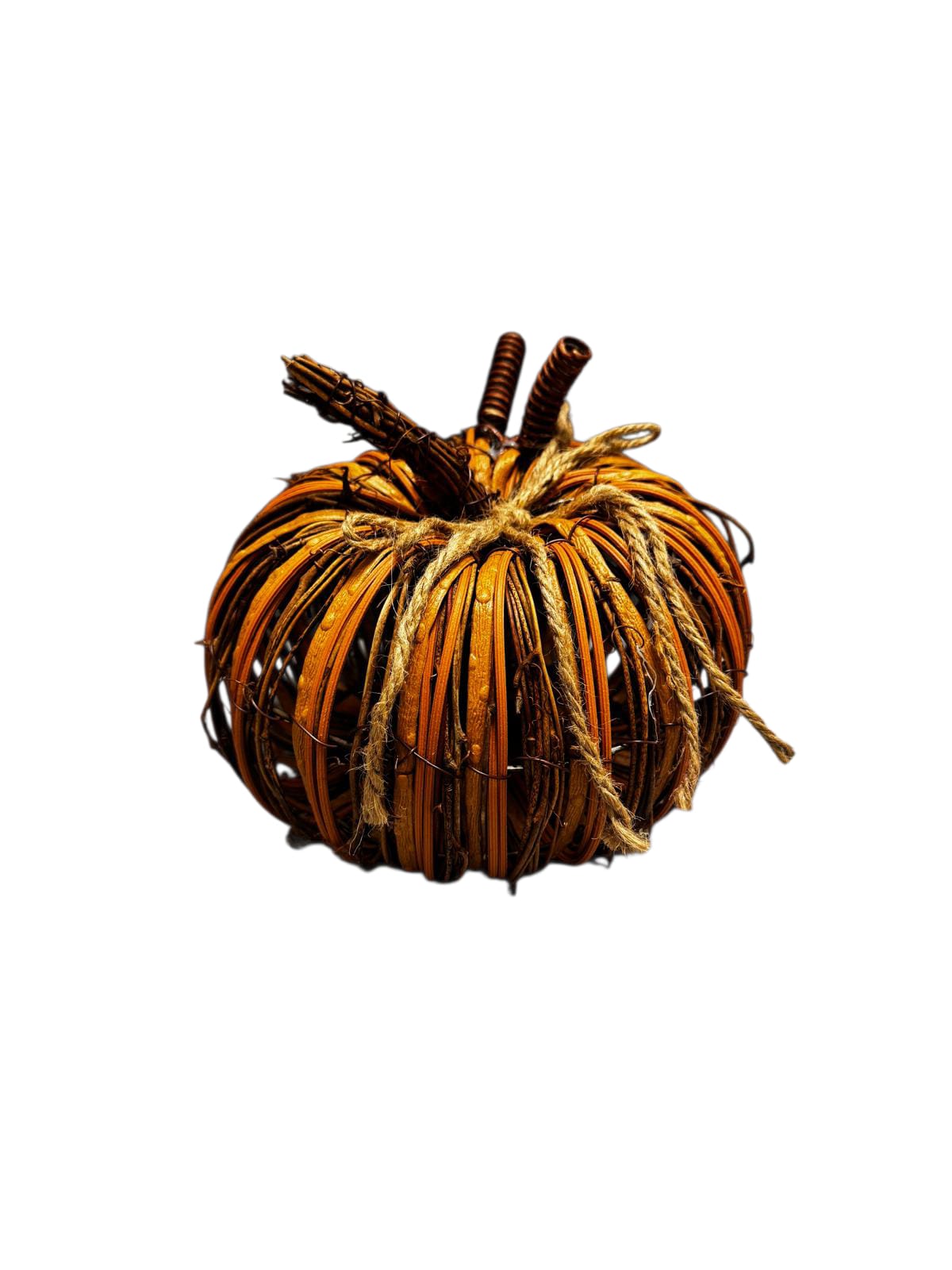 Otoño - Calabazas Rústicas Decorativas | 8" x 7"