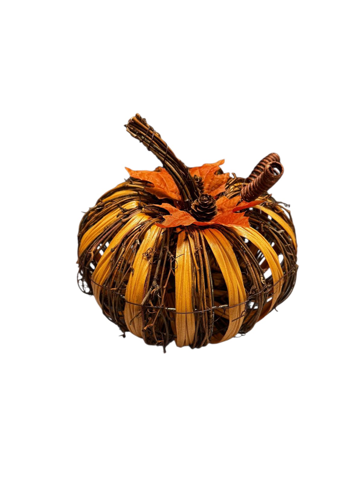 Otoño - Calabazas Rústicas Decorativas | 8" x 7"