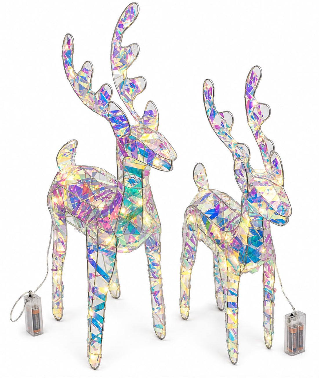Christmas - Christmas Reindeer Decor with 20 Warm Lights *IN-STORE PICKUP ONLY*