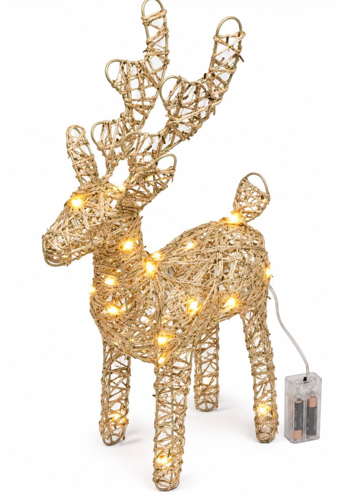 Christmas - Christmas Reindeer Decor with 20 Warm Lights *IN-STORE PICKUP ONLY*