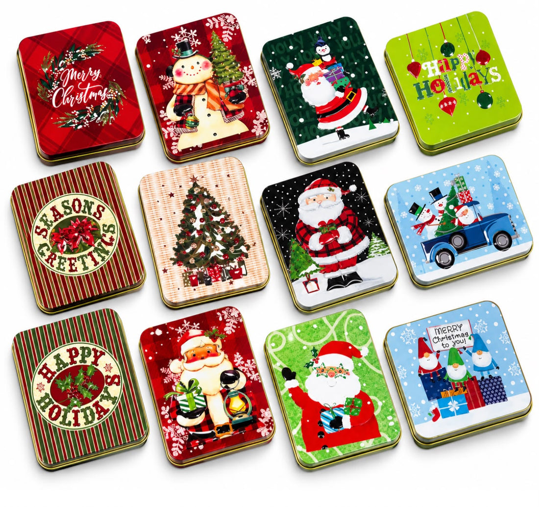 Christmas Treat Box – Card Size | 1 Pc