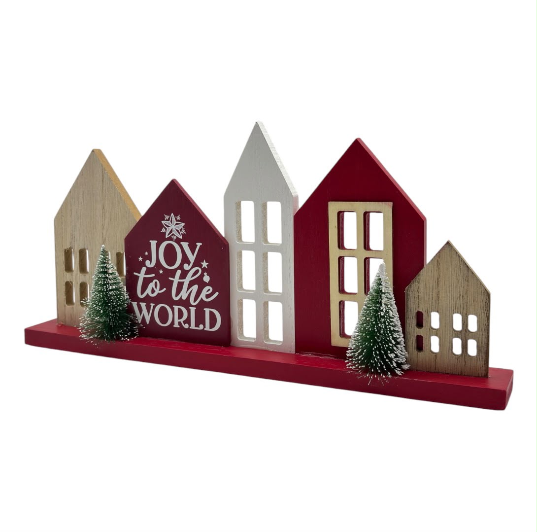 Christmas Village Table Decor 13.4" x 6.7"