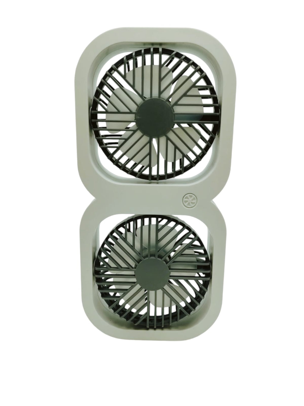 Abanico doble recargable