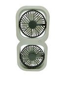 Rechargeable double fan