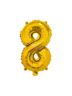 AW- Globos Metálicos en Oro 16"in
