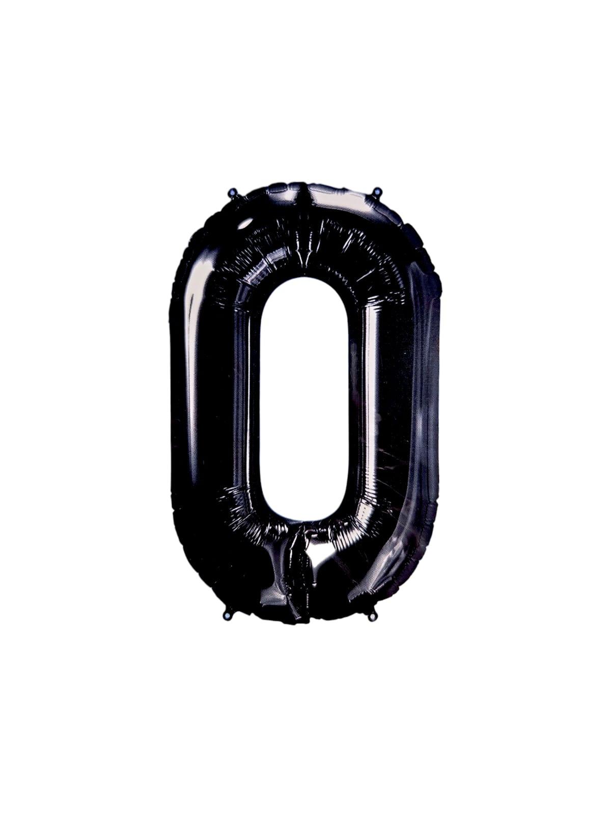 AW- Globo Metálico Negro  34"IN
