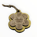 Artesanía en Madera - Ornamentos Símbolos Taínos 3''