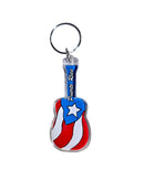 Souvenir de Puerto Rico | Llavero Plástico- Diseño de Guitarra