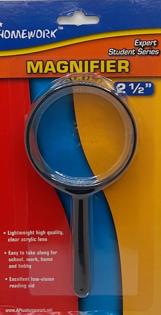 A+ Homework - Magnifying Glass (2 1/2
