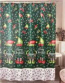 Home &amp; Bath - Fabric Shower Curtain / Hookless Bathroom Curtains 70''x 72''