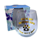 Souvenir de Puerto Rico- Printed Wine Glass Décor