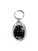 Souvenir de Puerto Rico- LLavero Plástico con diseño de gota de agua