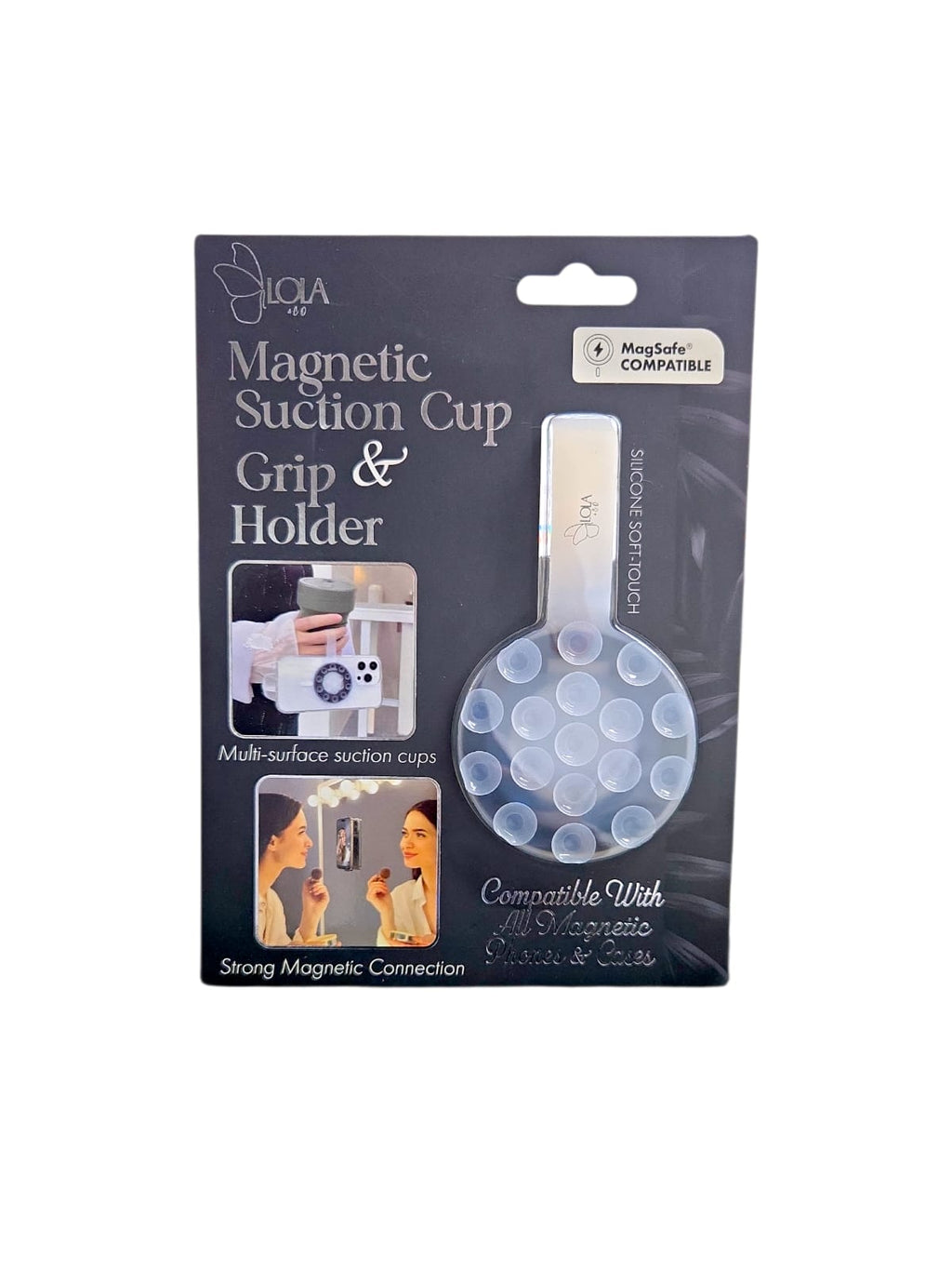 Magnetic Suction Cup & Grip Holder