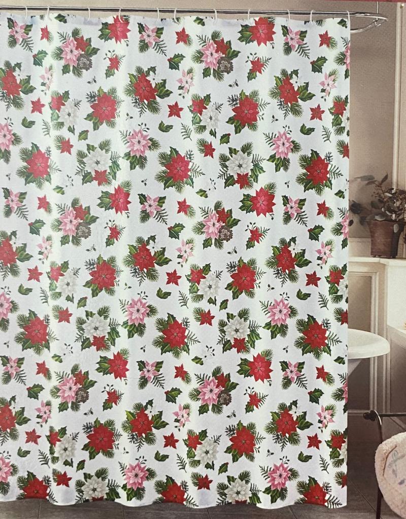 Home & Bath - Fabric Shower Curtain / Cortinas de Baño Sin Ganchos 70''x 72''