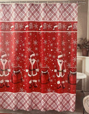 Home &amp; Bath - Fabric Shower Curtain / Hookless Bathroom Curtains 70''x 72''