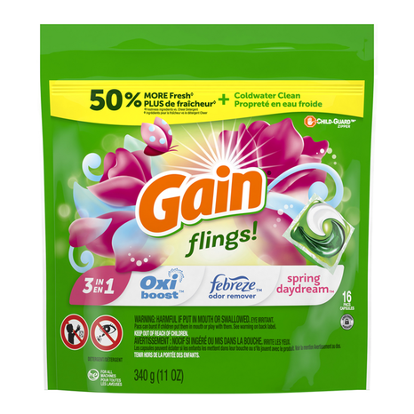 Gain Flings! Pods 3in1 Spring Daydream 16pacs / 11oz