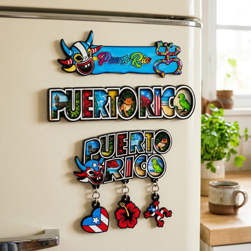 Magnetos de Puerto Rico en la nevera
