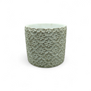 Floreros con Grabado de Flores (4.8" x 4.3") *NO ENVIOS POR CORREO*