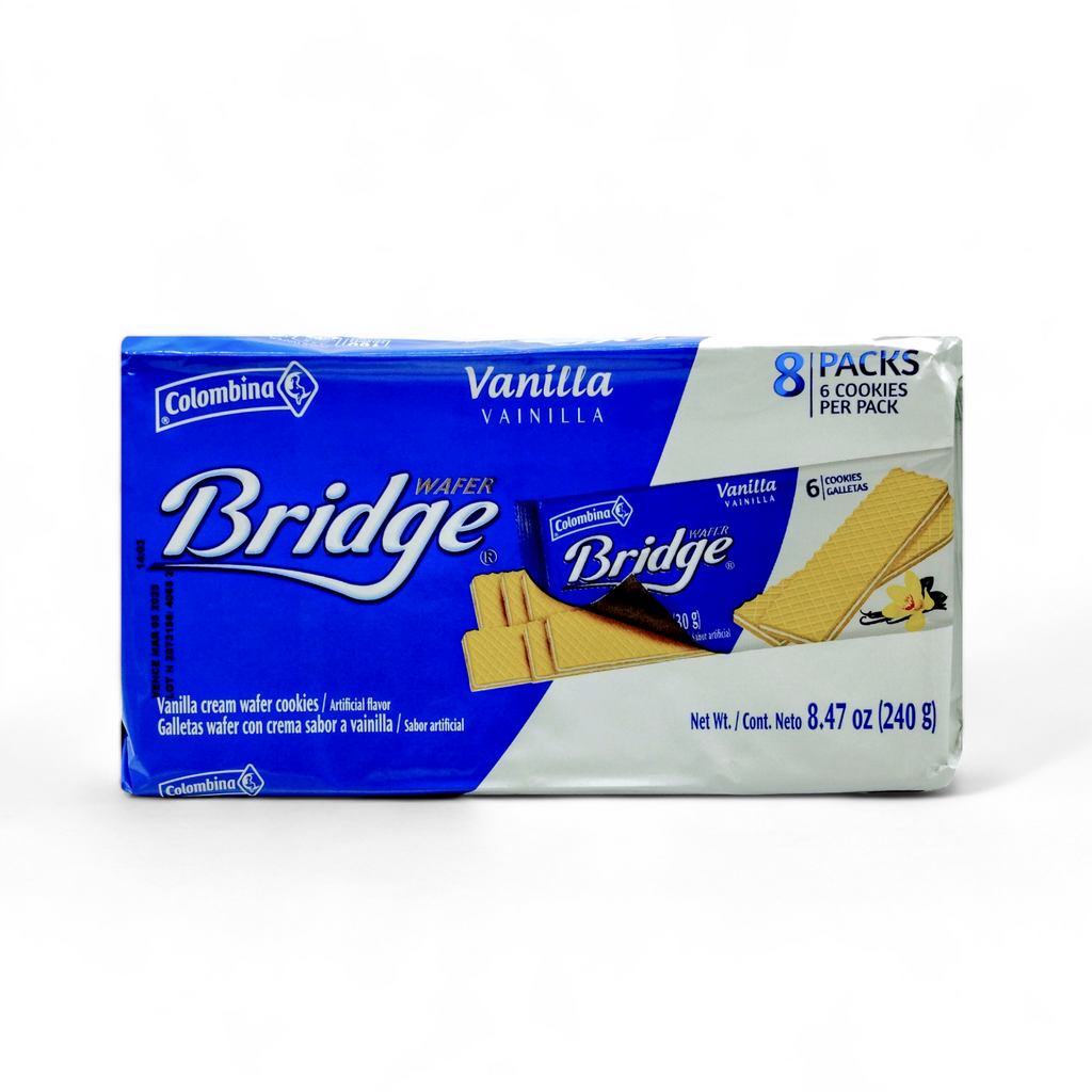 Colombina - Bridge Wafers / 8 packs (Variety of Flavors)