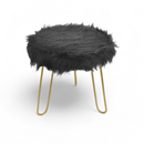 AW Home - Reposapiés de pelo sintético (11.81"×11.81"×11") *NO ENVIOS POR CORREO*