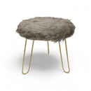 AW Home - Reposapiés de pelo sintético (11.81"×11.81"×11") *NO ENVIOS POR CORREO*