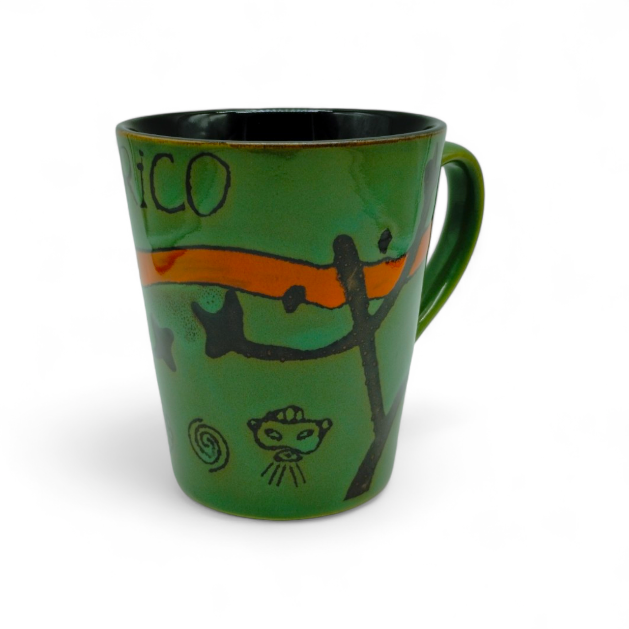 Souvenirs de Puerto Rico - Taza de Cerámica Símbolos Taínos "Puerto Rico"