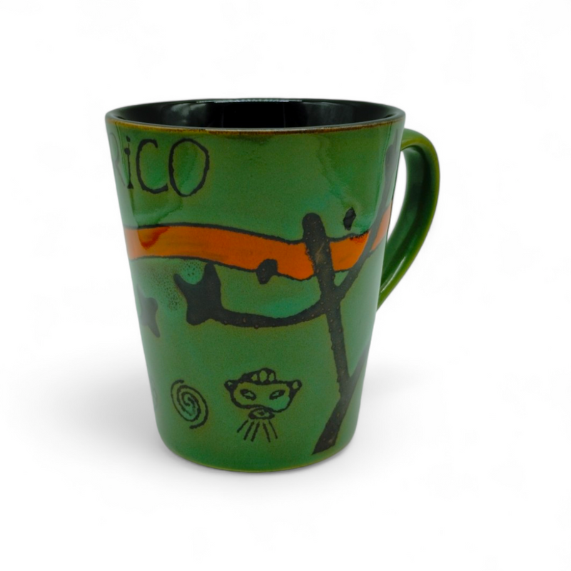 Puerto Rico Souvenirs - Ceramic Mug Taino Symbols "Puerto Rico"