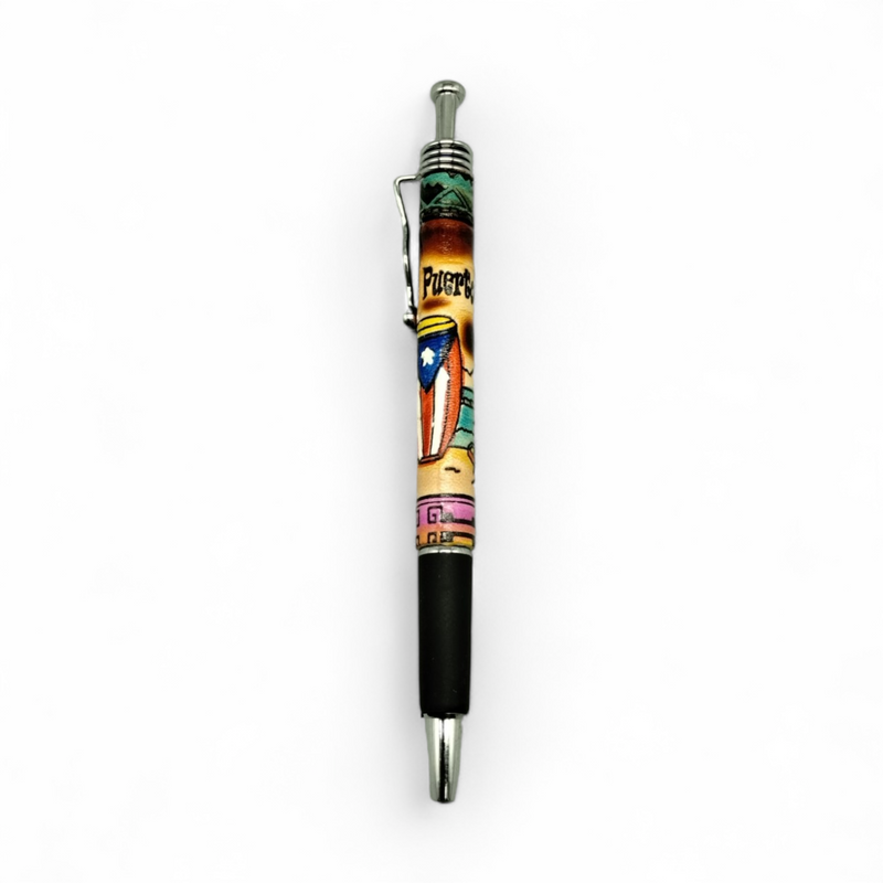 Souvenir de Puerto Rico - Bolígrafos en Piel (Variedad de estilos)