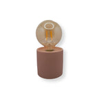 Ceramic LED Lamp - Rosa Champagne