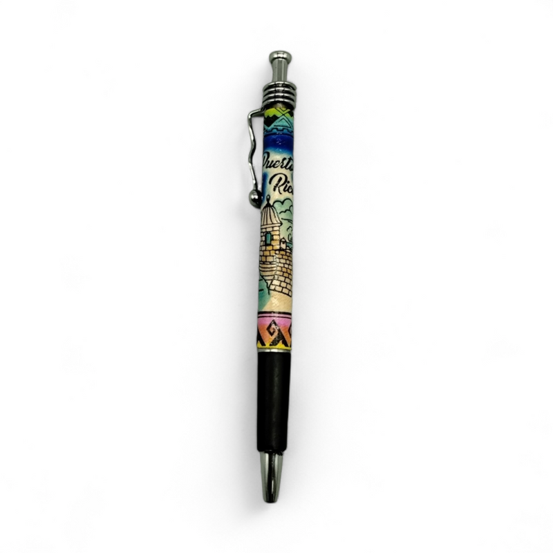Souvenir de Puerto Rico - Bolígrafos en Piel (Variedad de estilos)
