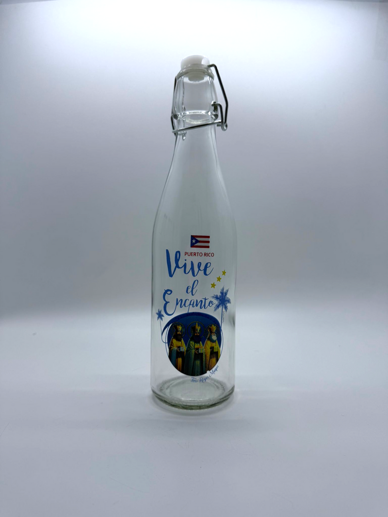 16oz Coquito Bottles (Assorted - Christmas Styles)