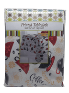 Printed Tablecloth / Square (54" x 54").