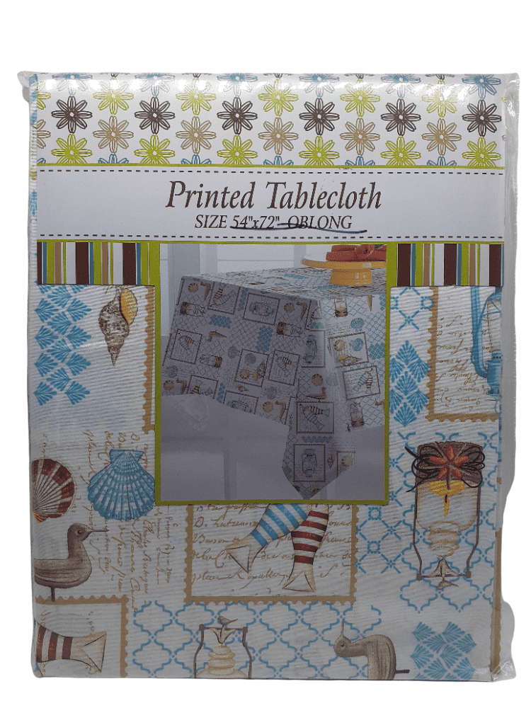 Printed Tablecloth / Oblong (54" x 72").