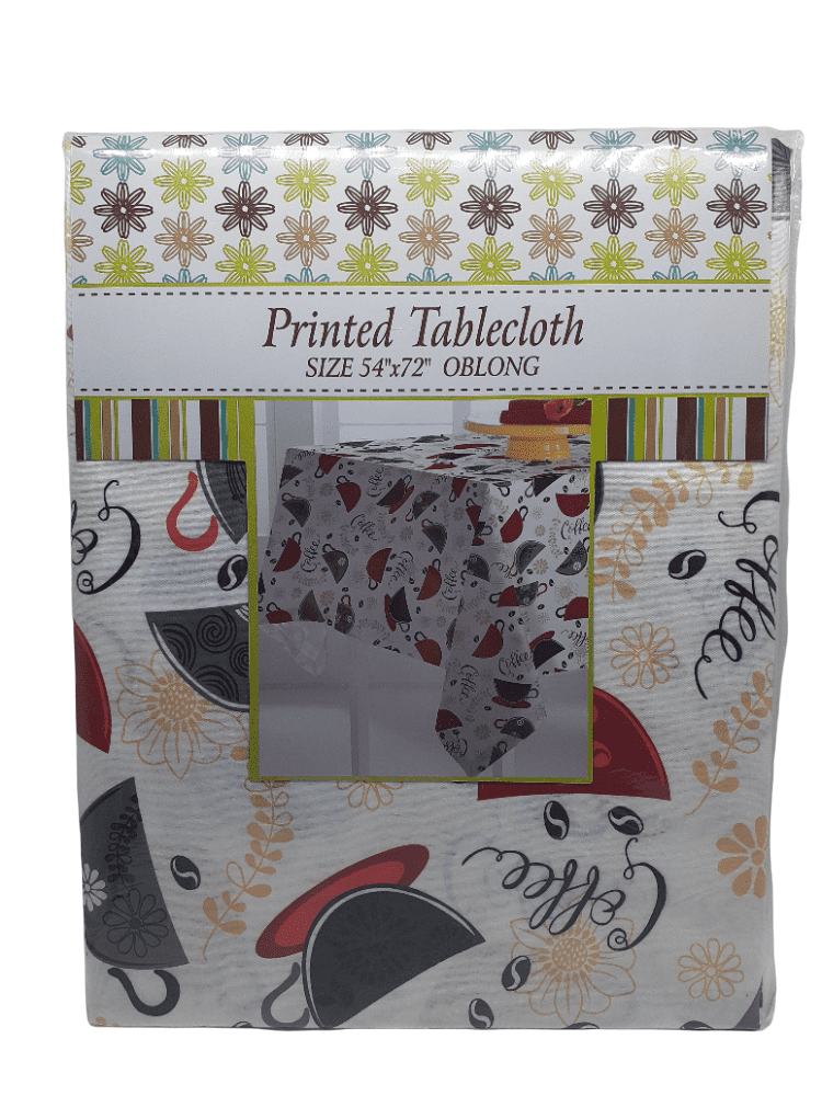Printed Tablecloth / Oblong (54" x 72").