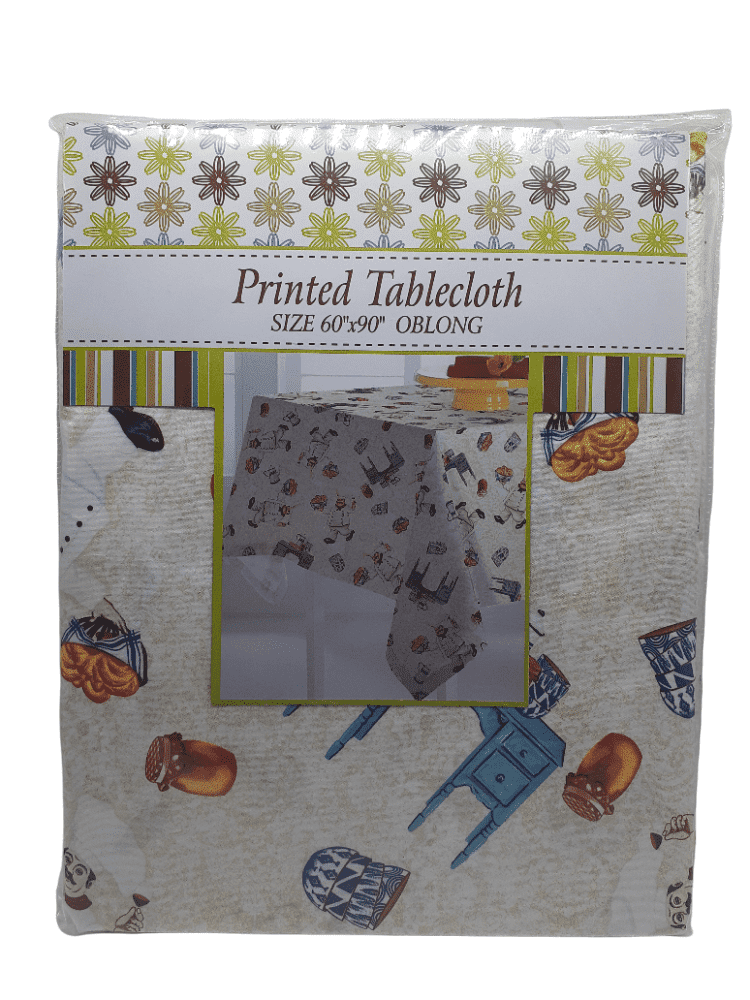 Printed Tablecloth / Oblong (60" x 90").