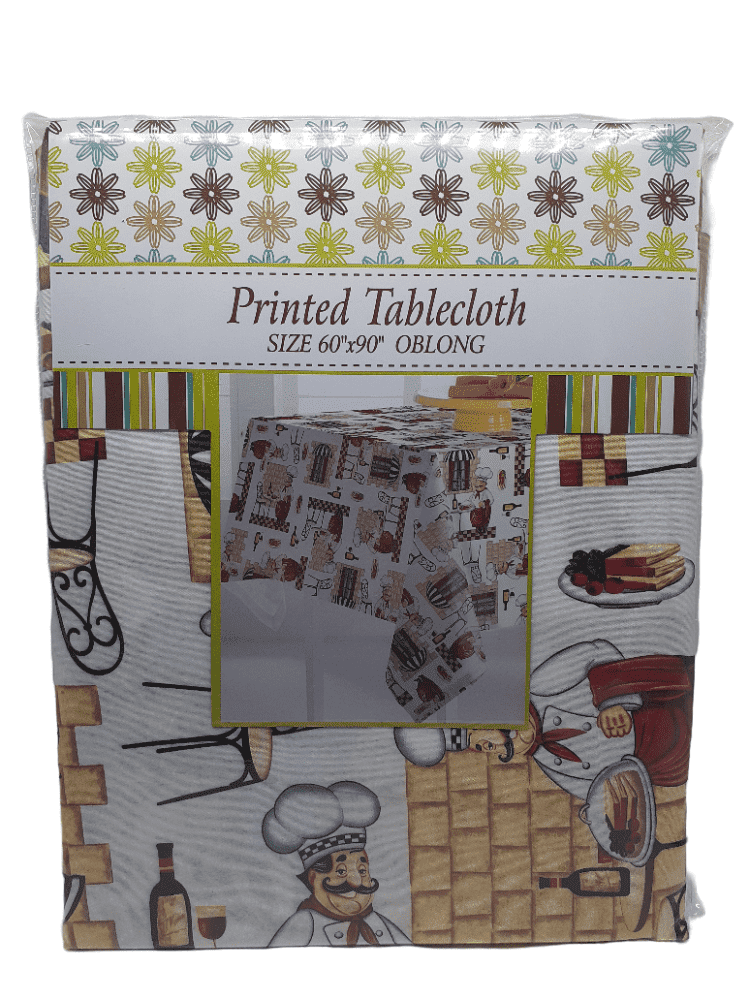 Printed Tablecloth / Oblong (60" x 90").