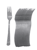 Appetizer Disposable Fork / Bright Clear - 18pcs.