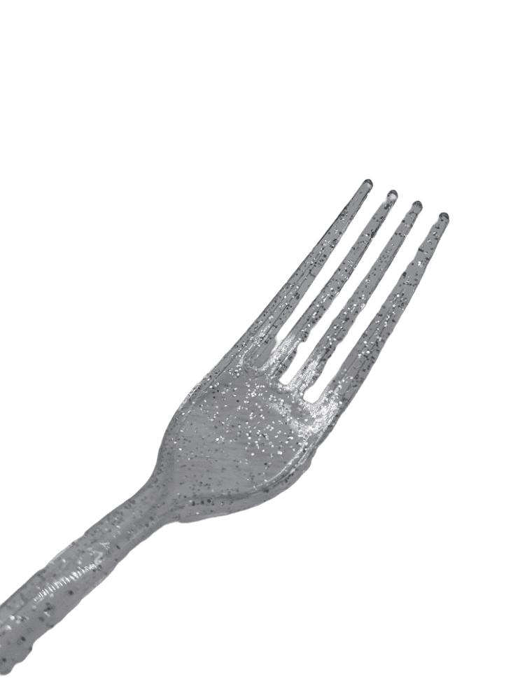 Appetizer Disposable Fork / Bright Clear - 18pcs.