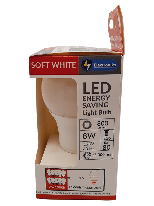 LED Energy Saving Light Bulb - 8 Watts.