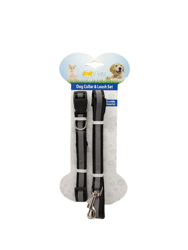Dog Collar and Leash Set.