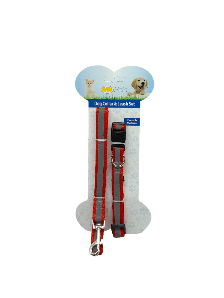 Dog Collar and Leash Set.